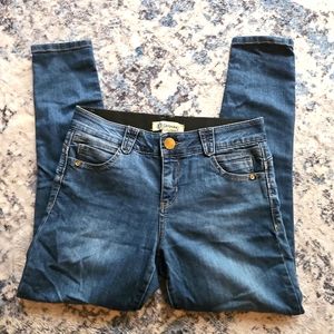 EUC Womens Democracy Ab Solution Dark Denim Blue Jeans Size 6